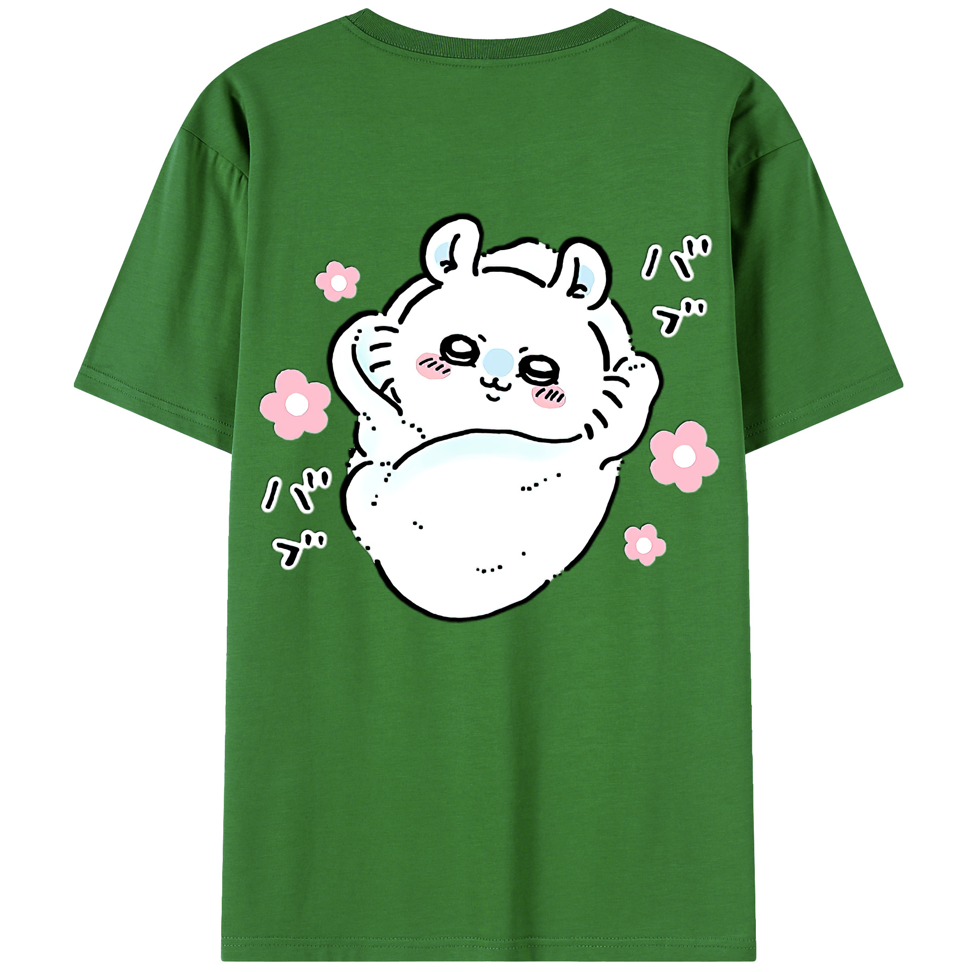 （画像用） ちいかわ モモンガ Chii-kawa Momonga レディース半袖Tシャツ(バックプリント)